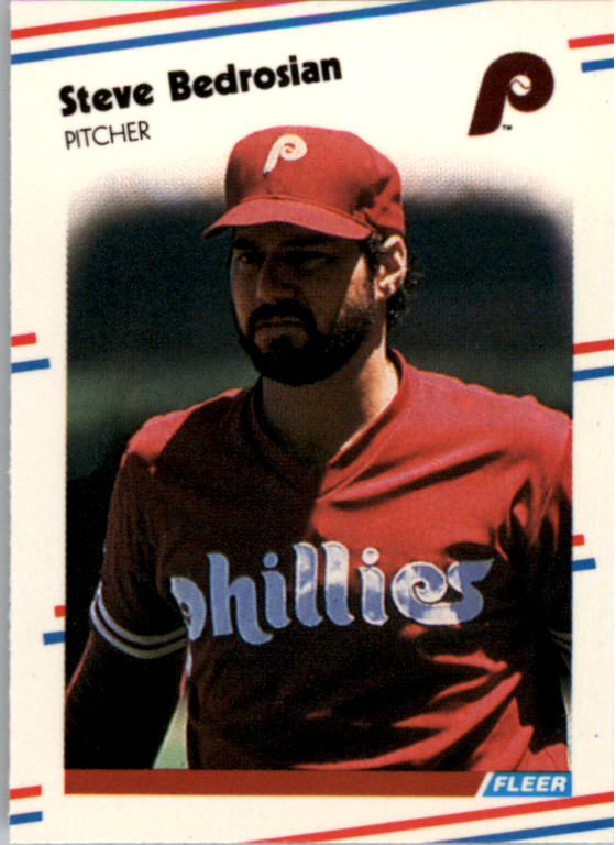 1988 Fleer Mini Baseball Cards 098      Steve Bedrosian